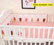 Muslinlife(1pcs bumper only)Fashion hot crib bumper infant bed,baby bed bumper clauds/star/dot/tree,safe protection for baby use