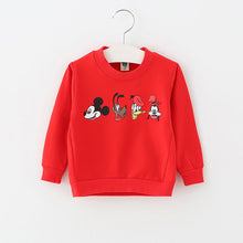 Summer autumn baby cartoon printing cotton long-sleeved fashion cartoon sweater 0-3 years cartoon animal candy color shirt