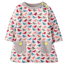 Princess Costume Baby Girls Birthday Dress 2017 Brand Tunic Dress Kids Clothing Applique Robe Fille 100% Cotton Children Dresses