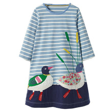 Princess Costume Baby Girls Birthday Dress 2017 Brand Tunic Dress Kids Clothing Applique Robe Fille 100% Cotton Children Dresses