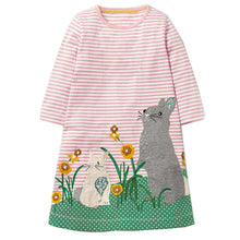 Princess Costume Baby Girls Birthday Dress 2017 Brand Tunic Dress Kids Clothing Applique Robe Fille 100% Cotton Children Dresses