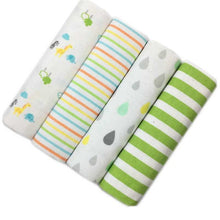 4 pcs/lot newborn Baby bed sheets 100% cotton crib sheet  76 x 76 cm baby bedding set super soft infant sheets for boys girls