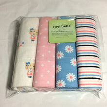 4pcs/lot newborn baby bed sheet bedding set 76x76cm for newborn crib sheets cot linen 100% cotton Flannel printing baby blanket