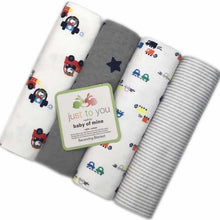 4 pcs/lot newborn Baby bed sheets 100% cotton crib sheet  76 x 76 cm baby bedding set super soft infant sheets for boys girls