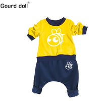 Gourd doll Baby Boy Girl Clothes Spring Baby Clothing Sets Cartoon Printing Sweatshirts+Casual Pants 2Pcs for Baby Clothes