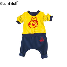 Gourd doll Baby Boy Girl Clothes Spring Baby Clothing Sets Cartoon Printing Sweatshirts+Casual Pants 2Pcs for Baby Clothes