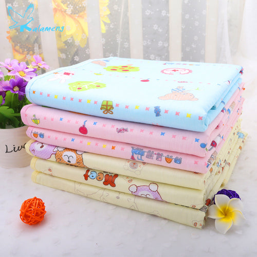 Kalameng Baby Mattress Cotton Cartoon Diaper Pad Baby Pad Washable Newborn Baby Waterproof Mattress EVA Material 60cm*74cm