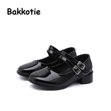 Bakkotie 2018 Spring New Fashion Mary Jane Pu Leather Low-heel Flat Child Baby Casual Princess Shoe Bow kid Brand Sweet Girl