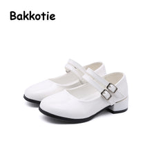 Bakkotie 2018 Spring New Fashion Mary Jane Pu Leather Low-heel Flat Child Baby Casual Princess Shoe Bow kid Brand Sweet Girl
