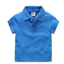 Hot New Boys Polo Shirts Summer Polo shirts for Boy Short Sleeve Tops Tees Solid Color Kids Clothes Polo Shirt Children Clothing