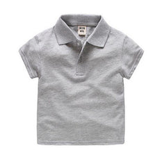 Hot New Boys Polo Shirts Summer Polo shirts for Boy Short Sleeve Tops Tees Solid Color Kids Clothes Polo Shirt Children Clothing