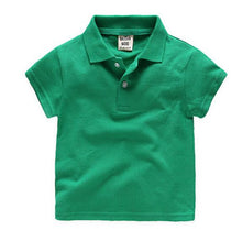 Hot New Boys Polo Shirts Summer Polo shirts for Boy Short Sleeve Tops Tees Solid Color Kids Clothes Polo Shirt Children Clothing