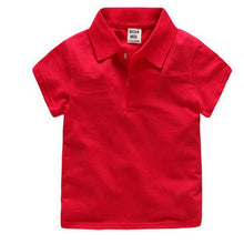 Hot New Boys Polo Shirts Summer Polo shirts for Boy Short Sleeve Tops Tees Solid Color Kids Clothes Polo Shirt Children Clothing