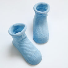 KAVKAS Baby Summer Socks Cotton Breathable Infant Boy Girl Socks Floor Anti-Slip Socks Spring Solid Color Rolled Toddler Socks