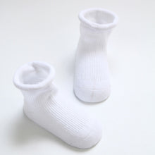 KAVKAS Baby Summer Socks Cotton Breathable Infant Boy Girl Socks Floor Anti-Slip Socks Spring Solid Color Rolled Toddler Socks