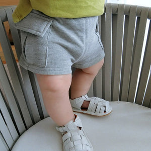 PLAMTEE New Baby Shorts Summer Elastic Waist  Solid Color Baby Boys Short Pants Fashion Loose Clothing For Children 2018