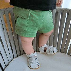 PLAMTEE New Baby Shorts Summer Elastic Waist  Solid Color Baby Boys Short Pants Fashion Loose Clothing For Children 2018